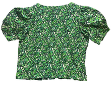 Load image into Gallery viewer, Ellos Shirt Womens Medium Green Clover AOP St Patricks Day Ladies