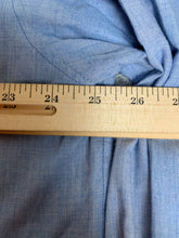 Load image into Gallery viewer, NERO Jeans Shirt Adult 2X Blue Button Up Mismatch Striped 2 Sided Casual Mens