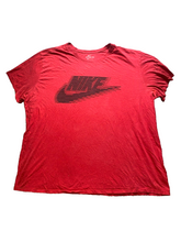 Load image into Gallery viewer, Nike Shirt Adult 3XL XXXL Red Athletic Cut Blur Center Swoosh Activewear Mens