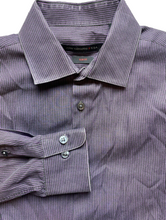 Load image into Gallery viewer, John Varvatos Shirt Adult 15 32/33 (Small) Purple Slim Fit Button Up USA Mens