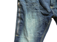 Load image into Gallery viewer, FWRD Denim & Co Jeans Adult 42x32 Zip Pocket Distressed Raw Hem Denim Mens