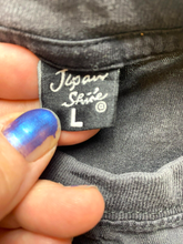 Load image into Gallery viewer, I Love Japan Shirt Womens Large Black Heart Souvenir Streetwear Pullover Ladies