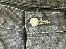 Load image into Gallery viewer, Levis 501 Jeans Adult 38x34 Black Straight Leg Strauss & Co Denim Zip Fly Mens