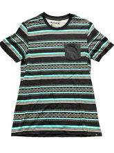 Load image into Gallery viewer, Hurley Shirt Adult Medium Premium Fit Southwestern Vibes Stripes Pocket Mens