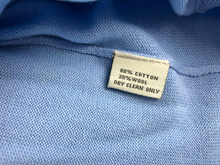 Load image into Gallery viewer, Donald Ross Sweater Adult Medium Blue 1/4 Zip Mock Neck Wool Blend Golf Mens