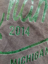 Load image into Gallery viewer, Michigan State Shirt Womens Extra Large Gray Green 2014 Rose Bowl Champions NCAA