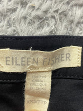 Load image into Gallery viewer, Eileen Fisher Dress Womens 2XS XXS Black Organic Spandex Stretch Square Neck