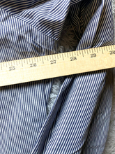 Load image into Gallery viewer, Ralph Lauren Shirt Adult 17.5 34/35 Navy White Stripe Button Up Casual Dress Men