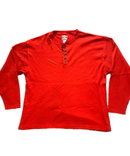 Load image into Gallery viewer, VTG Marlboro Unlimited Shirt Adult Extra Large Red Henley Thermal Ribbed USA Men