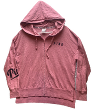 Load image into Gallery viewer, Victoria's Secret Jacket Womens Small Mauve Full Zip Hoodie Sweatshirt Ladies