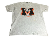 Load image into Gallery viewer, Vintage Mount Vernon High Shirt Adult 2XL XXL Gray Single Stitch Sports 90s Mens