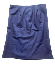 Load image into Gallery viewer, Vintage Pendleton Skirt Womens 16W (39x27) Navy Pencil A-line Wool USA Plus Lady