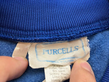 Load image into Gallery viewer, Vintage Purcells Jacket Adult Medium Blue Full Zip 70s 80s Fleece Windbreaker