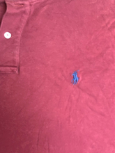Load image into Gallery viewer, Ralph Lauren Shirt Adult 2XL XXL Maroon Preppy Blue Pony Casual Golf Polo Mens
