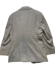 Load image into Gallery viewer, Shefford Sport Coat Mens Large Gray Single Breasted 100% Wool USA Suit Blazer