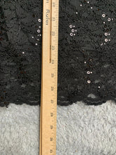Load image into Gallery viewer, Catherines Shirt Womens 20W Black Sequins Lace Line Tank Blouse Plus Ladies