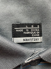 Load image into Gallery viewer, Nike Shirt Adult Large Gray Tiger Woods Collection Preppy Dri Fit Golf Polo Mens