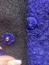 Load image into Gallery viewer, Armani Exchange Coat Women Extra Small Wool Alpaca Long Snap Front Ladies