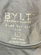 Load image into Gallery viewer, BYLT Shirt Adult Large Black Premium Basics Drop Cut Crewneck Spandex Mens