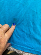 Load image into Gallery viewer, VTG Roller Skating Shirt Adult Large Teal Blue Skate Center Rink Polo Starlite