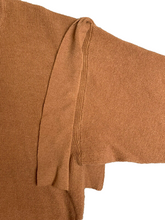 Load image into Gallery viewer, Hem & Thread Sweater Womens Large Brown Crewneck Knit Outerwear Pullover Ladies