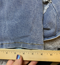 Load image into Gallery viewer, Fashion Nova Jeans Womens 3 (28x30) Blue Destroyed Ripped Flared Spandex Stretch
