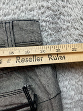 Load image into Gallery viewer, Sacred Crown Jeans Adult 42x29.5 Gray S2 Black Premium Baggy Hip Hop Denim Mens
