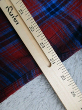 Load image into Gallery viewer, Hurley Shirt Adult Extra Large Red Blue Plaid Flannel Button Up Logo Pocket Mens