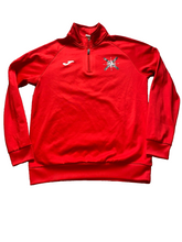 Load image into Gallery viewer, Joma Jacket Adult Medium Red 1/4 Zip EFP VIII Latvia Coat Of Arms Brigada Aragon