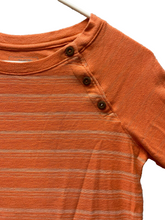 Load image into Gallery viewer, The North Face Shirt Womens Small Peach Stripes Buttons California Heritage