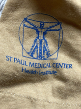Load image into Gallery viewer, VTG St Paul Medical Shirt Adult Large Tan Single Stitch 10K Charity Run 70s Mens