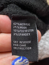 Load image into Gallery viewer, Cliche Sweater Womens Large Black Taupe Rust Turtleneck Wool Colorblock Oversize