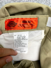 Load image into Gallery viewer, Dickies Pants Adult 40x30 Olive Green Straight Leg Flat Front Trouser Dress Mens