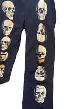 Load image into Gallery viewer, Vocal Pants Womens 2XL Black Skull Leggings Laser Slashed Cut Goth Punk NWOT