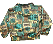 Load image into Gallery viewer, VTG Stunt Sports Jacket Womens Small Oversized Windbreaker Silk Full Zip Ladies