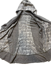 Load image into Gallery viewer, Prana Sweatshirt Womens Small Charcoal Gray Cardigan Hoodie Graceful Wrap Ladies