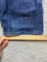 Load image into Gallery viewer, Vintage Levis Jeans Adult 34x32 Blue Denim True Boot Whiskered Y2K Baggy Mens
