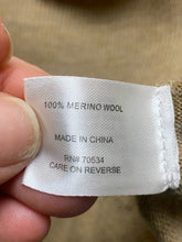 Load image into Gallery viewer, Orvis Sweater Adult Extra Large Tan Long Sleeve Merino Wool Pullover Outdoor Men