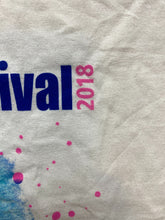 Load image into Gallery viewer, Historic Norcross Shirt Adult Extra Large White Art Splash & Wine Festival Mens