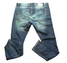 Load image into Gallery viewer, FWRD Denim & Co Jeans Adult 42x32 Zip Pocket Distressed Raw Hem Denim Mens