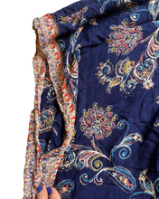 Load image into Gallery viewer, Angie Shawl Womens 3X Boho Hippie AOP Paisley Floral Poncho Kimono Plus Rayon