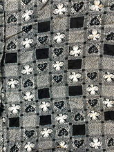 Load image into Gallery viewer, VTG Pendleton Shirt Womens 3X Black White AOP Clubs Hearts Button Up USA Plus