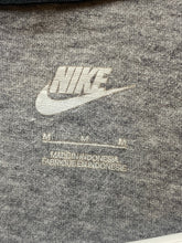 Load image into Gallery viewer, NIKE Shirt Womens Medium Gray Big Swoosh Center Logo Loose Scoop Neck Ladies