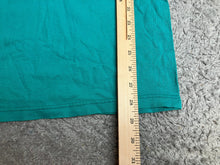 Load image into Gallery viewer, VTG Peanuts Shirt Womens Large Teal Green Lucy Charlie Brown Burned Calories 80s