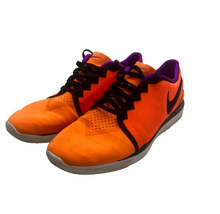 Load image into Gallery viewer, Nike Shoes Womens 9.5 Orange Black Lace Up Running Athletic Trainers Lunarlon