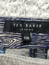 Load image into Gallery viewer, Ted Baker Pants Adult 33x28.5 Gray Straight Leg Flat Front Chino London Mens