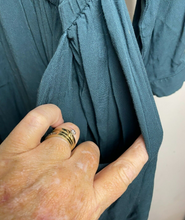 Load image into Gallery viewer, Torrid Dress Womens 1 Forest Green Collared Rayon Spandex Pockets Flared Plus