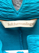 Load image into Gallery viewer, Soft Surroundings Jacket Womens 2XL Turquoise Button Up Spandex Stretch Tunic