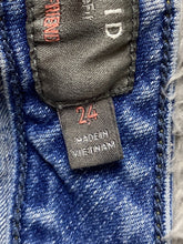 Load image into Gallery viewer, Torrid Jeans Womens Plus Size Blue Denim Stretch Pants Grunge Distressed Ladies