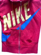 Load image into Gallery viewer, Nike Jacket Adult Small Coral Full Zip Big Swoosh Logo Sportswear Hoodie Mens